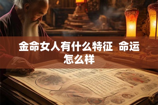 金命女人有什么特征  命运怎么样
