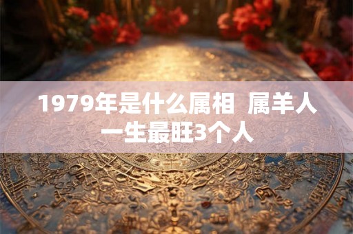 1979年是什么属相  属羊人一生最旺3个人