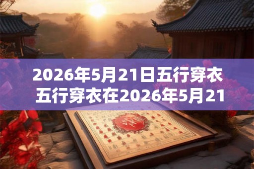 2026年5月21日五行穿衣 五行穿衣在2026年5月21日有何禁忌和建议