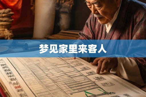 梦见家里来客人