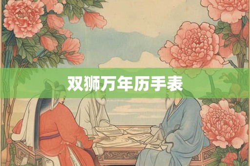 双狮万年历手表