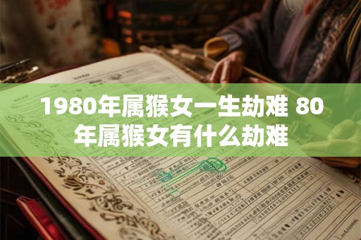 1980年属猴女一生劫难 80年属猴女有什么劫难