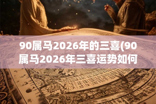 90属马2026年的三喜(90属马2026年三喜运势如何？)