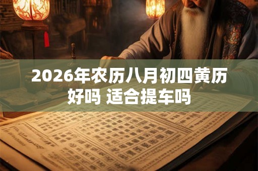 2026年农历八月初四黄历好吗 适合提车吗
