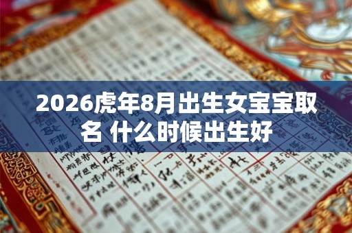 2026虎年8月出生女宝宝取名 什么时候出生好