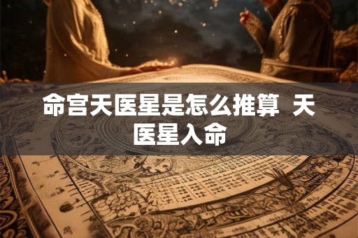 命宫天医星是怎么推算  天医星入命