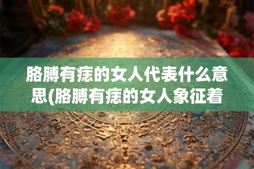 胳膊有痣的女人代表什么意思(胳膊有痣的女人象征着什么？)