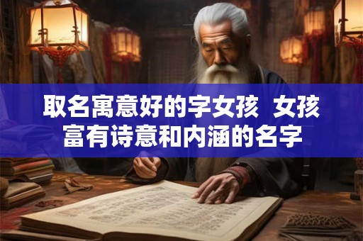取名寓意好的字女孩  女孩富有诗意和内涵的名字