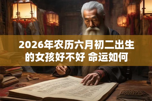 2026年农历六月初二出生的女孩好不好 命运如何