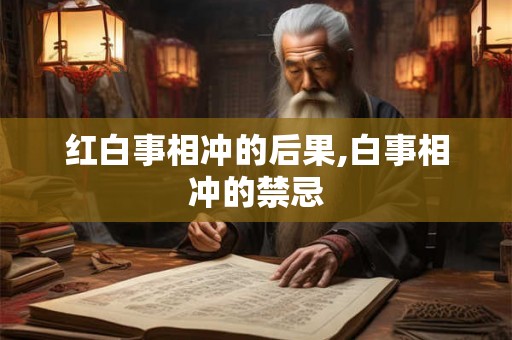 红白事相冲的后果,白事相冲的禁忌 红白事相冲的后果,白事相冲的禁忌