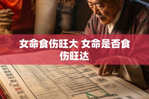 女命食伤旺大 女命是否食伤旺达