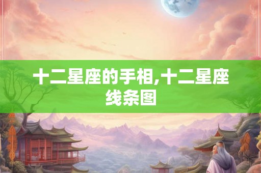 十二星座的手相,十二星座线条图