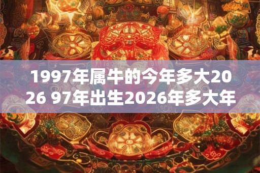 1997年属牛的今年多大2026 97年出生2026年多大年龄