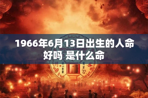1966年6月13日出生的人命好吗 是什么命