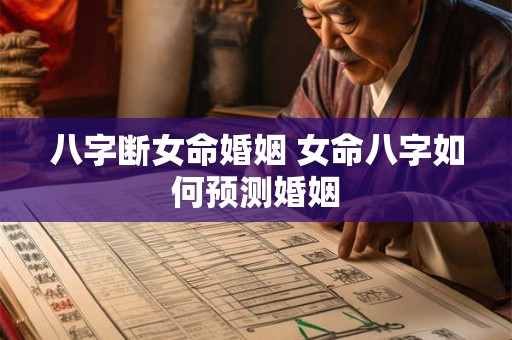 八字断女命婚姻 女命八字如何预测婚姻