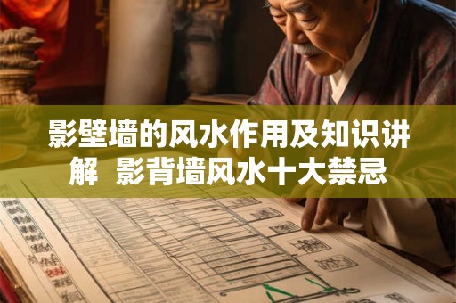 影壁墙的风水作用及知识讲解  影背墙风水十大禁忌
