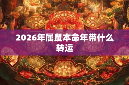 2026年属鼠本命年带什么转运