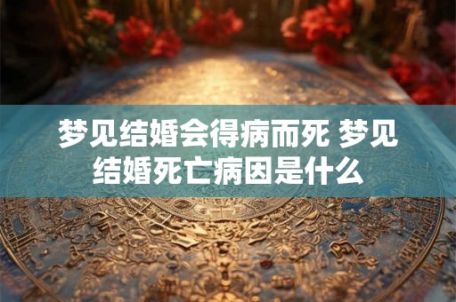 梦见结婚会得病而死 梦见结婚死亡病因是什么
