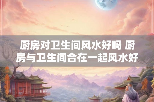 厨房对卫生间风水好吗 厨房与卫生间合在一起风水好吗 厨房对卫生间风水好吗 厨房与卫生间合在一起风水好吗