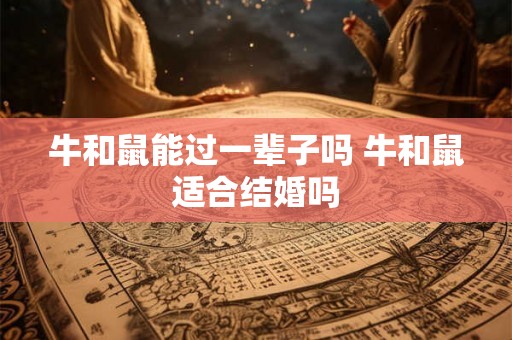 牛和鼠能过一辈子吗 牛和鼠适合结婚吗