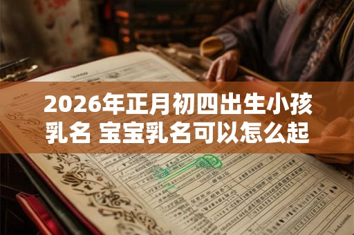 2026年正月初四出生小孩乳名 宝宝乳名可以怎么起