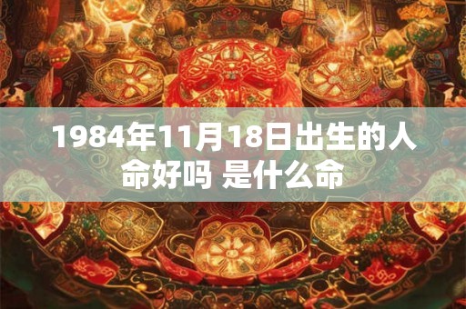 1984年11月18日出生的人命好吗 是什么命