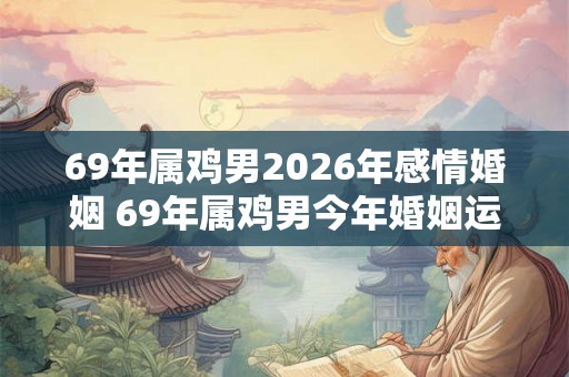 69年属鸡男2026年感情婚姻 69年属鸡男今年婚姻运势如何