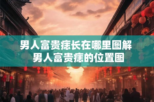 男人富贵痣长在哪里图解  男人富贵痣的位置图