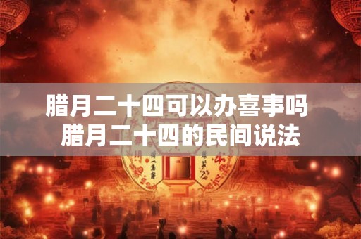 腊月二十四可以办喜事吗 腊月二十四的民间说法