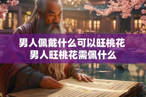 男人佩戴什么可以旺桃花 男人旺桃花需佩什么