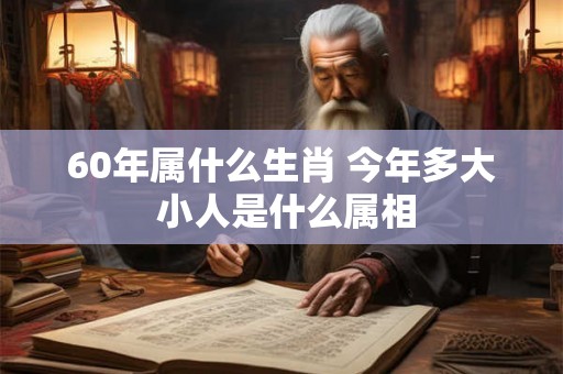 60年属什么生肖 今年多大 小人是什么属相