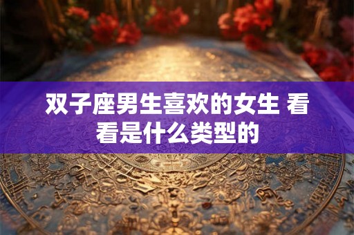 双子座男生喜欢的女生 看看是什么类型的