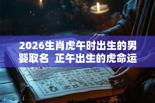 2026生肖虎午时出生的男婴取名  正午出生的虎命运怎么样
