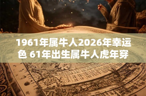 1961年属牛人2026年幸运色 61年出生属牛人虎年穿什么颜色衣服好