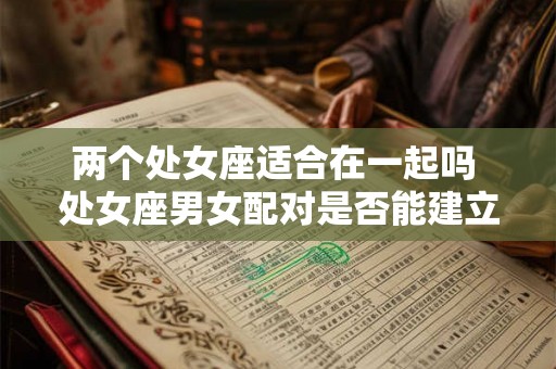两个处女座适合在一起吗 处女座男女配对是否能建立一段成功的关系