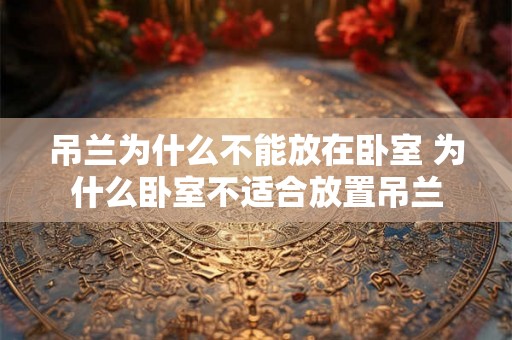 吊兰为什么不能放在卧室 为什么卧室不适合放置吊兰