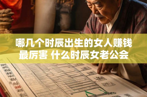 哪几个时辰出生的女人赚钱最厉害 什么时辰女老公会赚钱
