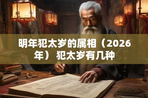明年犯太岁的属相（2026年） 犯太岁有几种