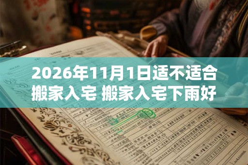 2026年11月1日适不适合搬家入宅 搬家入宅下雨好吗