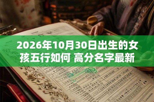 2026年10月30日出生的女孩五行如何 高分名字最新推荐