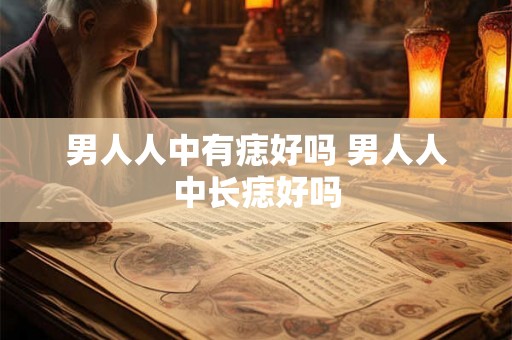 男人人中有痣好吗 男人人中长痣好吗