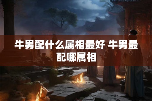 牛男配什么属相最好 牛男最配哪属相 牛男配什么属相最好 牛男最配哪属相