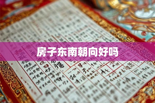 房子东南朝向好吗 房子东南朝向好吗