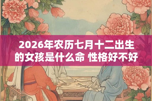 2026年农历七月十二出生的女孩是什么命 性格好不好 2026年农历七月十二出生的女孩是什么命 性格好不好
