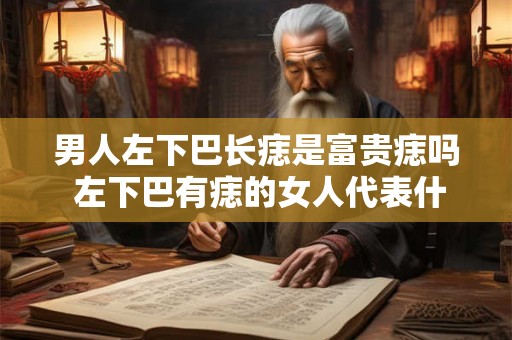 男人左下巴长痣是富贵痣吗 左下巴有痣的女人代表什么 男人左下巴长痣是富贵痣吗 左下巴有痣的女人代表什么
