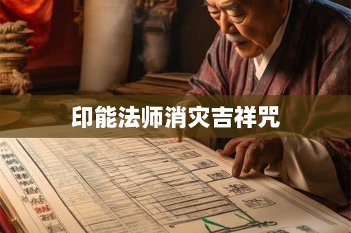 印能法师消灾吉祥咒