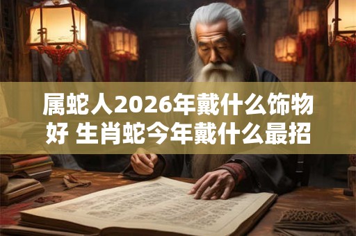 属蛇人2026年戴什么饰物好 生肖蛇今年戴什么最招财 属蛇人2026年戴什么饰物好 生肖蛇今年戴什么最招财