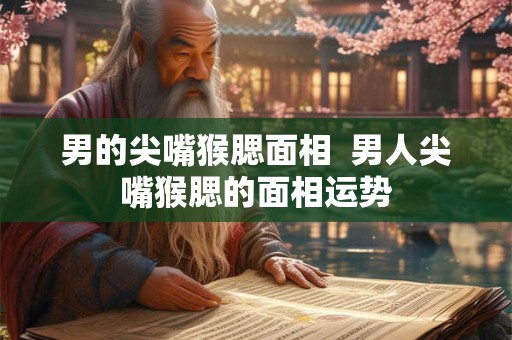 男的尖嘴猴腮面相  男人尖嘴猴腮的面相运势