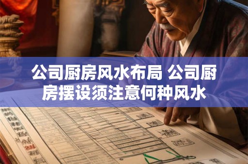 公司厨房风水布局 公司厨房摆设须注意何种风水