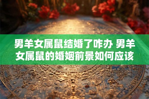 男羊女属鼠结婚了咋办 男羊女属鼠的婚姻前景如何应该注意哪些问题